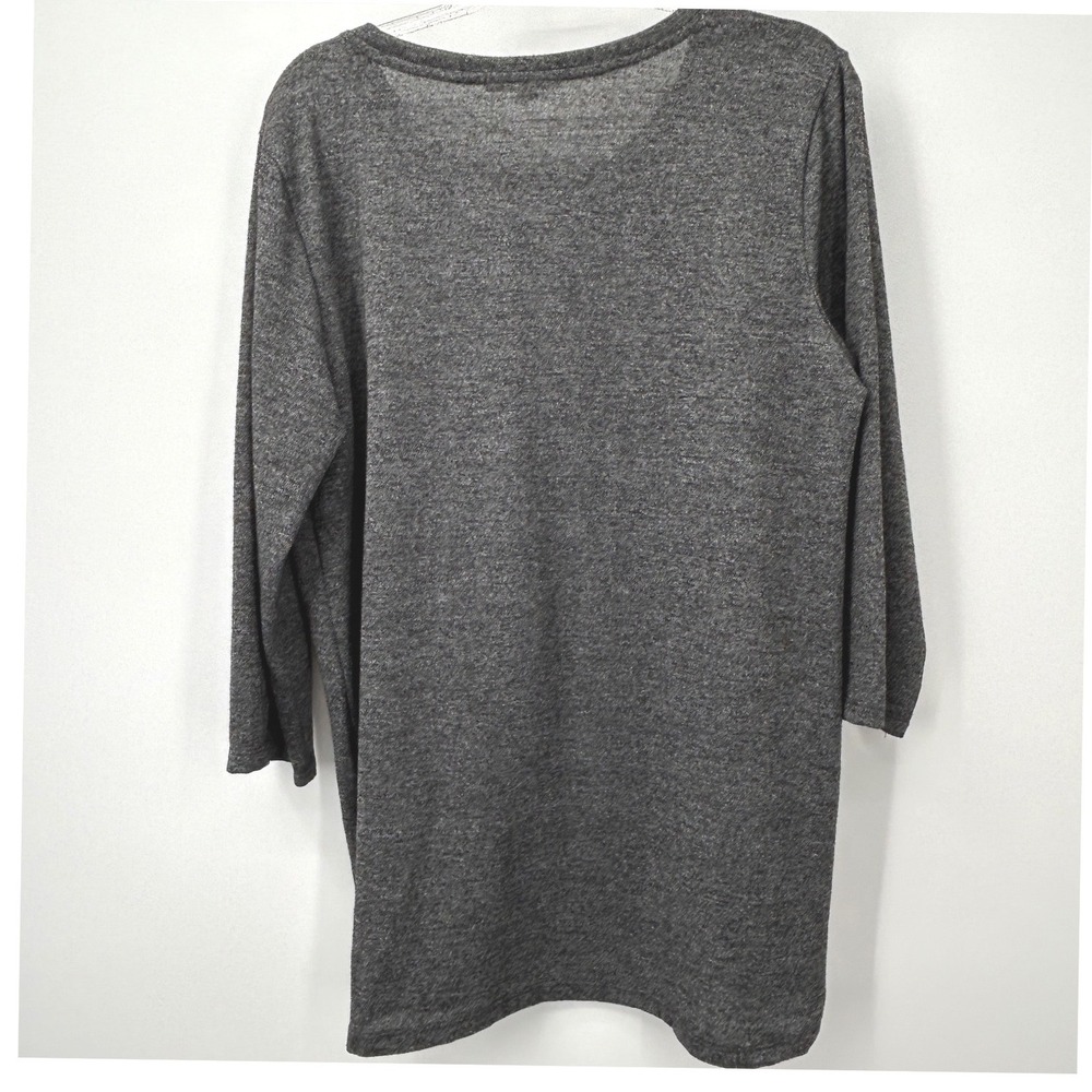 Clover + Pine Halloween Pumpkin‎ Witch Hat Tunic Top Charcoal Gray XXL Womens - Picture 5 of 7
